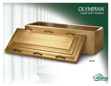 Bronze Olympian Quad Wall Protection cover with handles.