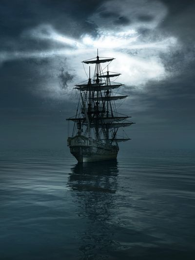 A pirate ship