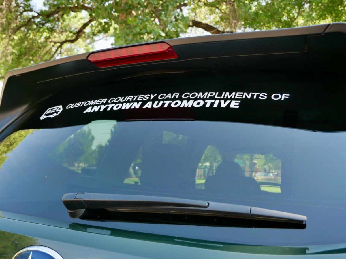 Standard Rear Window Decal