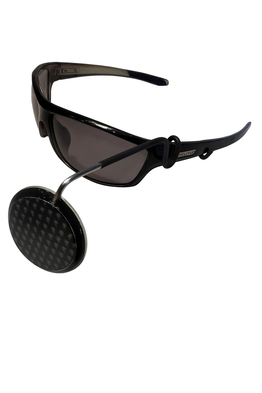 Black sunglasses with a Tiger Eye Sport Mount