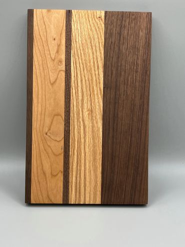 Hard Maple, Walnut and Red Oak cutting board