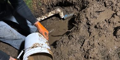 PVC water line