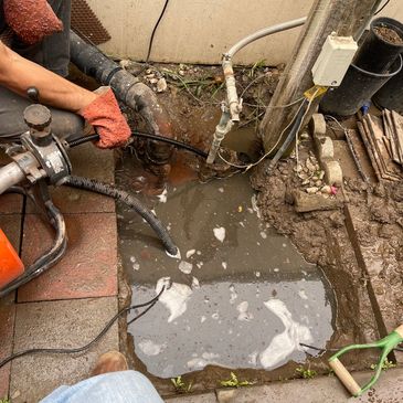 Backed up Main sewer, sewer snake 