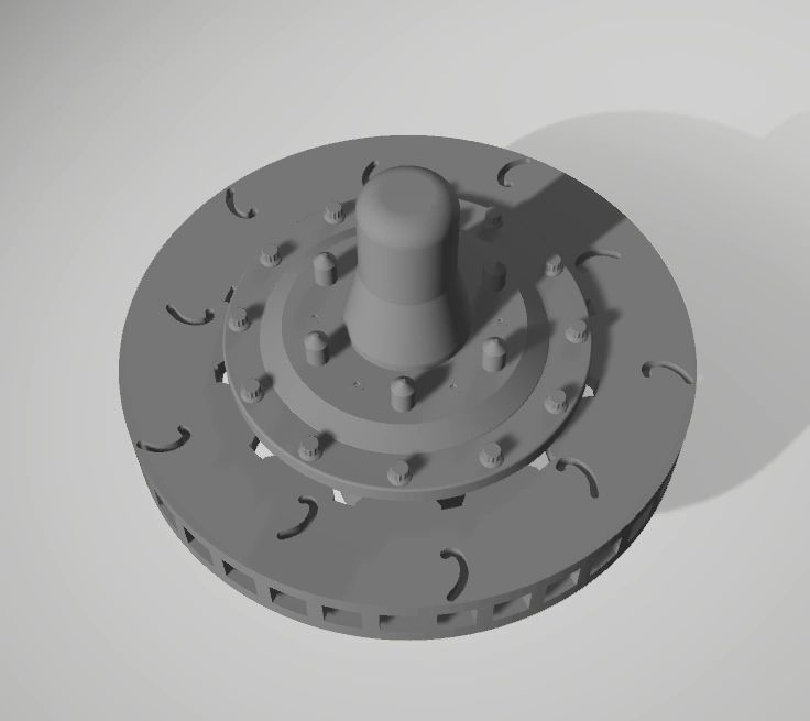 Next Gen Front & Rear Rotor Set - 1 Piece (Includes calipers and pads ...