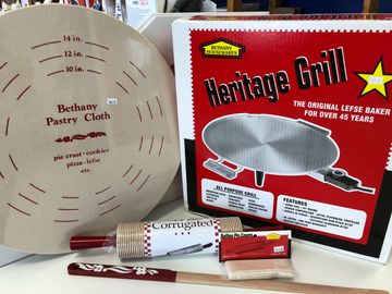 Bethany Housewares Lefse Starter Kit Non-Stick Grill
