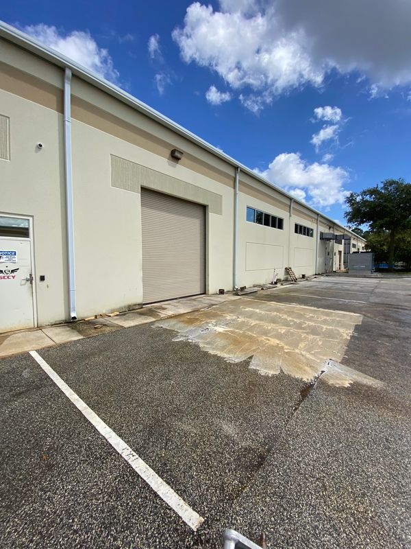Parking lot cleaning in Volusia County, FL. Remove oil stains, gum, and debris.