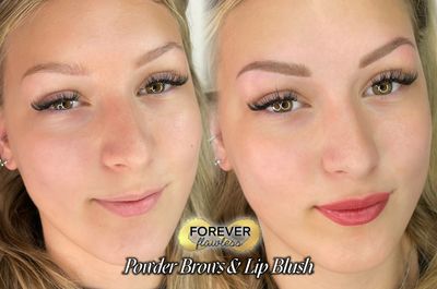 Powder Brows and Lip Blush - Forever Flawless, Barrie, Ontario