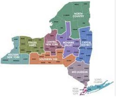 New York State regional map