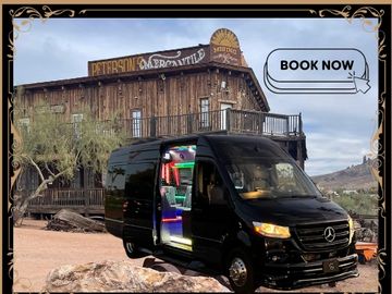 goldfield ghost town private group tour mercedes sprinter bachelor bachelorette family tour