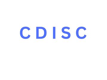 Blue letters spelling CDISC on a white background.