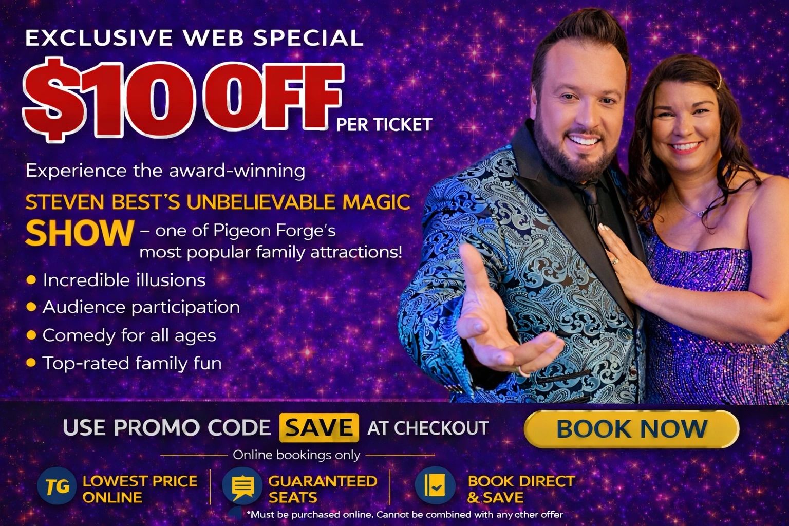Best magic show in pigeon forge