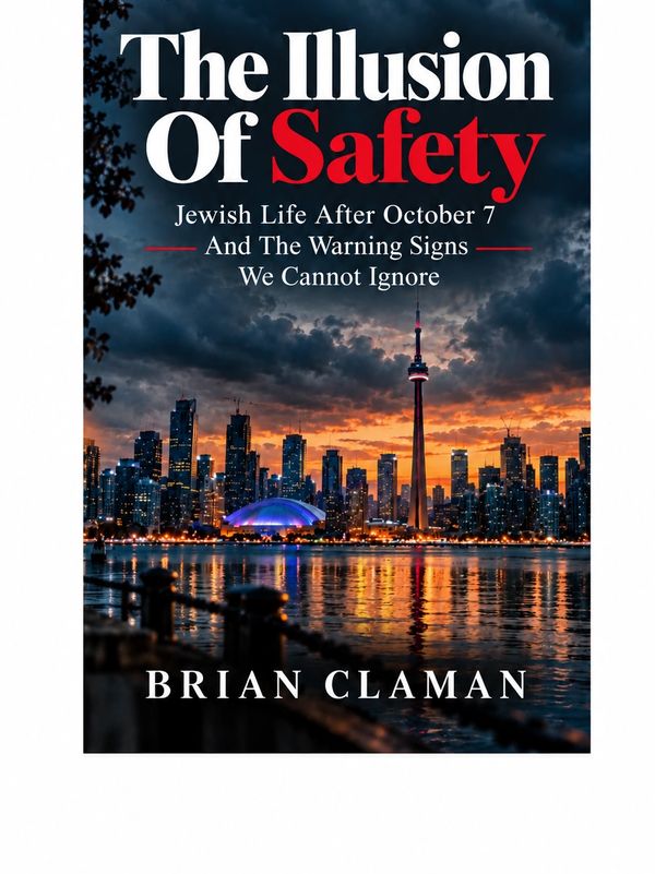 Book cover about Jewish safety after October 7 by Brian Claman.