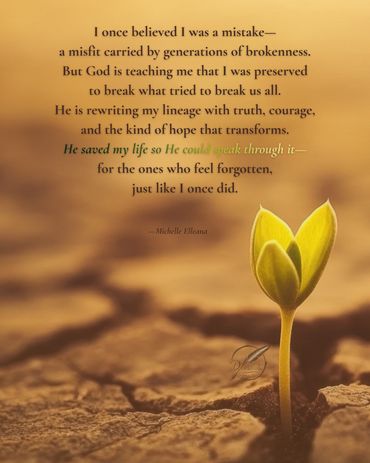 Cracked earth with a seedling finding it's way through; a poem about hope, transformation and grace