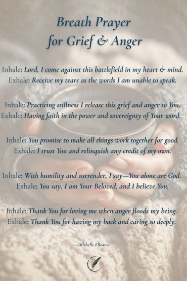 Christian scripture, displayed over a soft knitted background with hands holding a warm mug.
