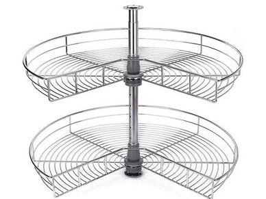 Wire Kidney Shaped Lazy Susan Kitchen cabinet calgary Accessories