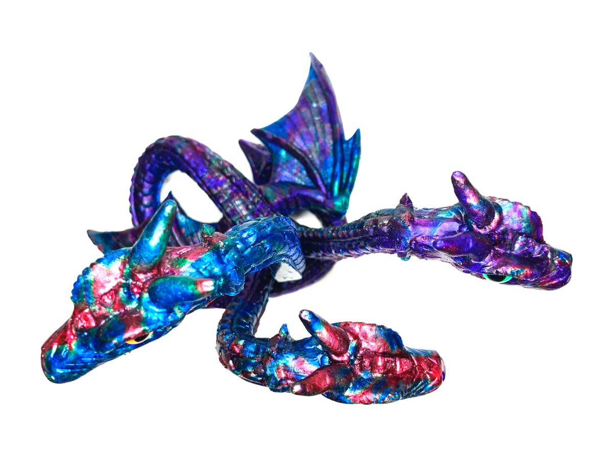 Three Headed Dragons *Swirl/Combination Colors*