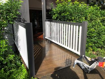 Elegant white and grey Balestrate painting services in Brisbane, Queensland