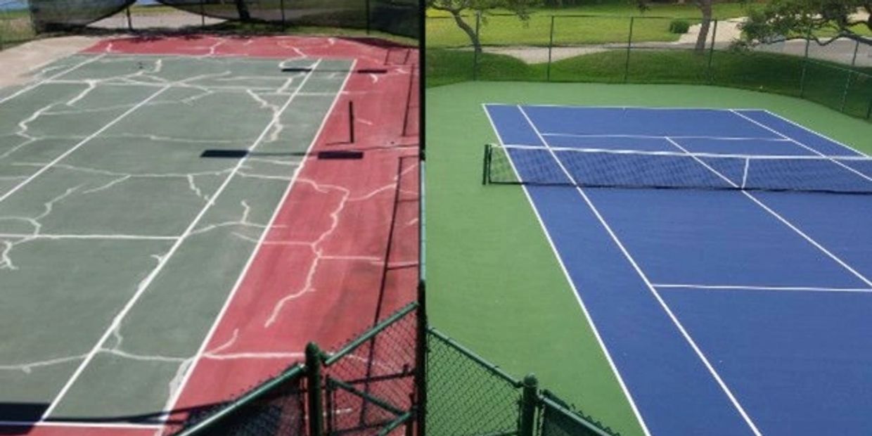 Tennis Court refurfacing and striping
