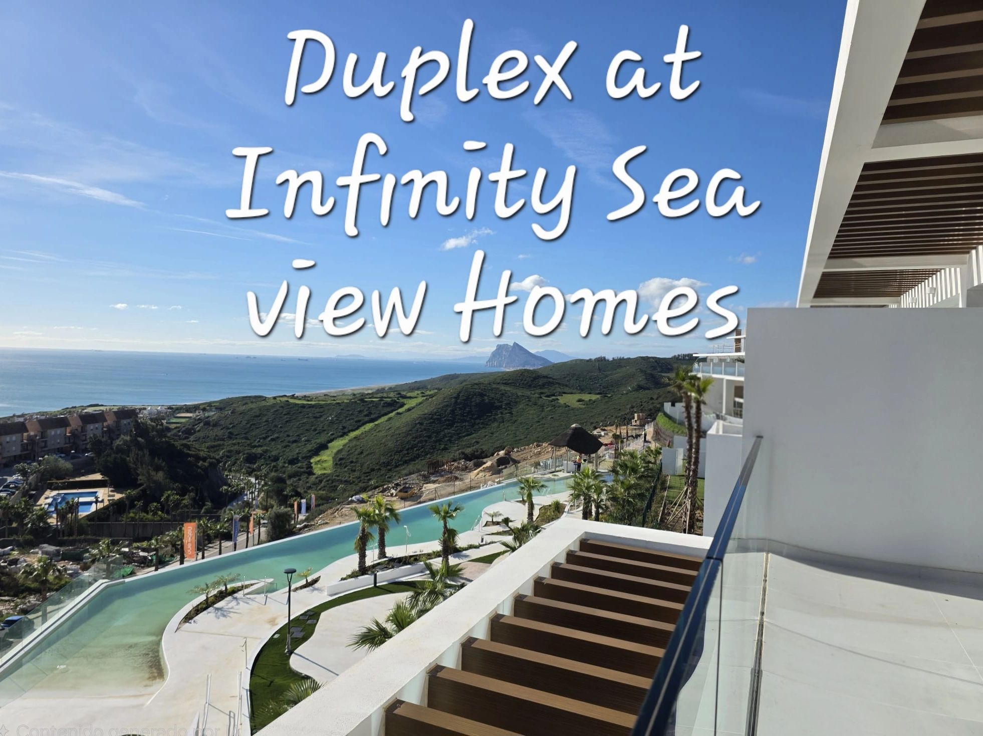 Duplex apartment for sale at Infinity sea View Homes, Alcaidesa, brand new property at resort