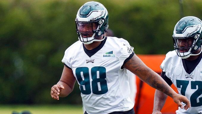 Nakobe Dean to be full participant in Eagles rookie minicamp practice