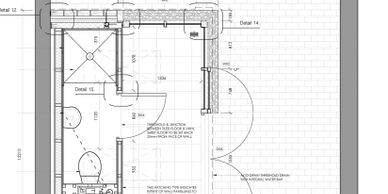 Blueprint model of a house