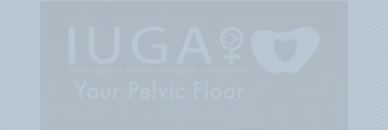 Logo for IUGA, focusing on pelvic floor health.