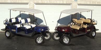6 Passenger Flagship golf cart rentals