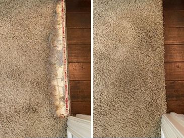 before and after carpet steam cleaning in Los Angeles