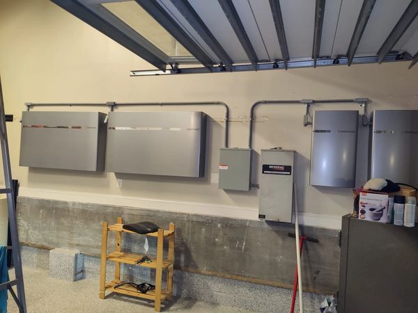 26KW Battery backup with solar and Generac generator 