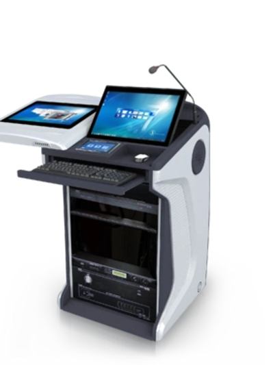 ACE 72A Dual Monitor Digital Podium with Advance Wifi, 320 W Amplifier, 22inch Touch Monitor with Advance one Lock Features