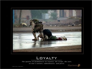 The quality of being loyal; fidelity or allegiance that citizens owe to their country. 