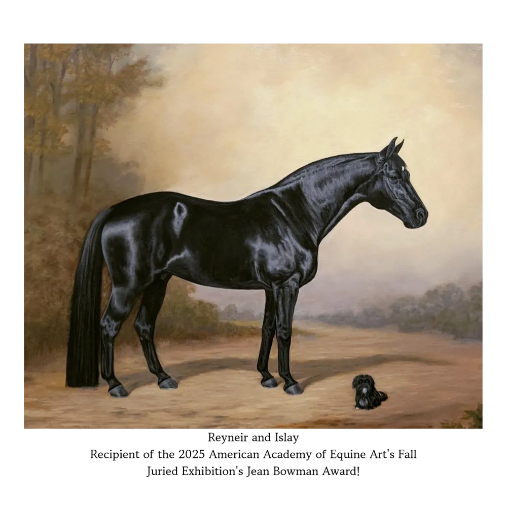 Recipient of the 2025 American Academy of Equine Art's Fall Juried Exhibition's Jean Bowman Award!