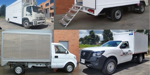 Múltiples diseños de furgon o carrocería
Estacas
Oficinas móviles
Furgones con forros acanalados

