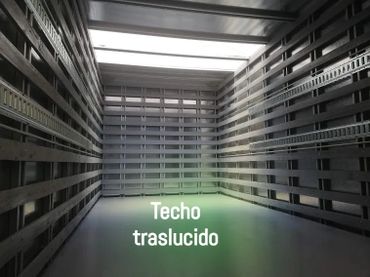 Seccion de techo traslucida