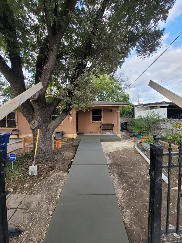 Concrete Ramp/Walkway Installation In San Antonio TX