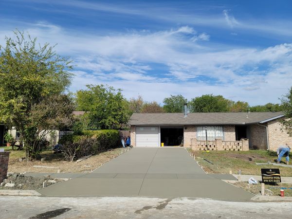 Concrete Driveway Installation In San Antonio TX