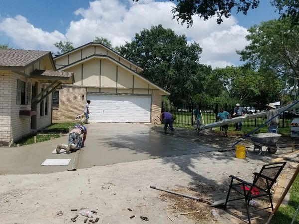 concrete driveway installation texas
