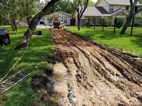 concrete driveway replacement demolition in san antonio texas