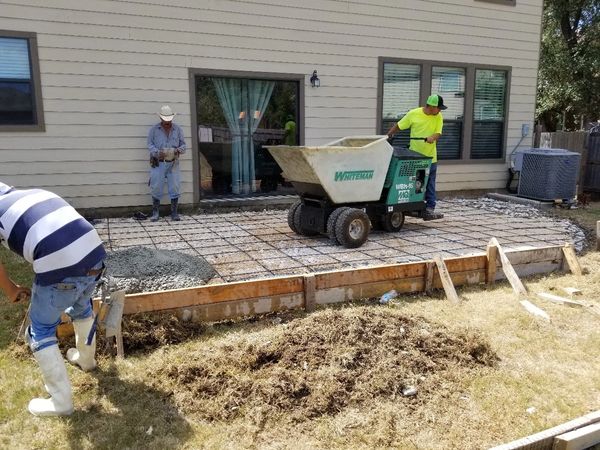 concrete installation mud buggy