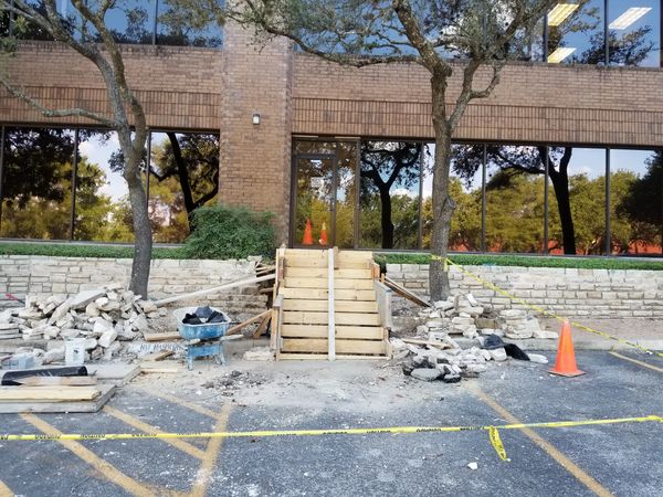 concrete stairway formwork in san antonio texas