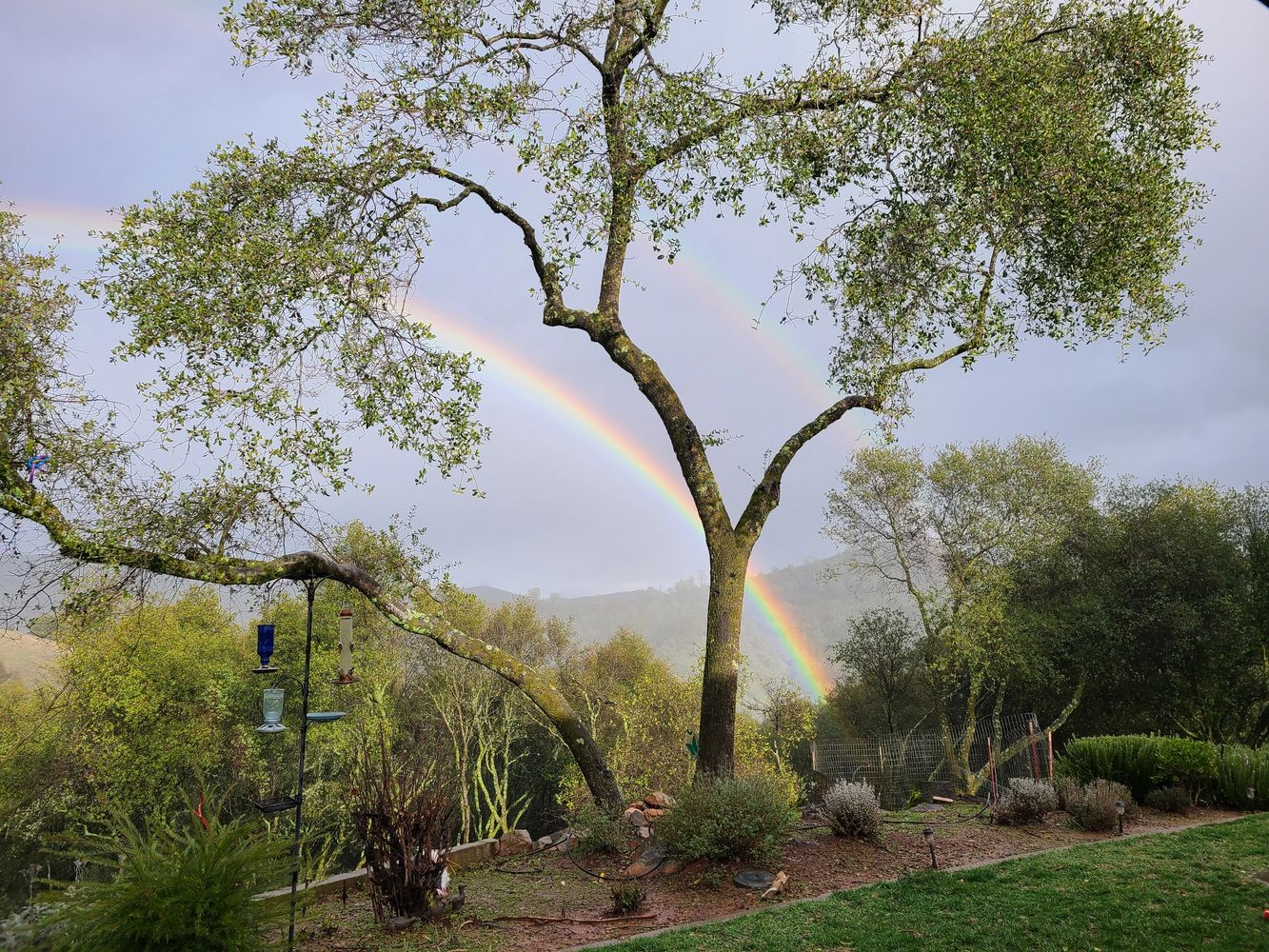 Calaveras County has a double rainbow - it IS the pot of gold!