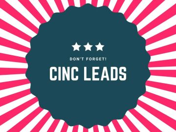 An image that says Don't Forget CINC Leads