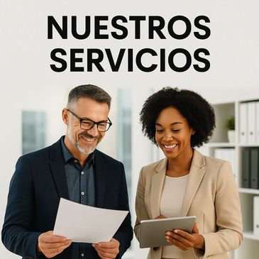 Personas felices creando su empresa en Estados Unidos.