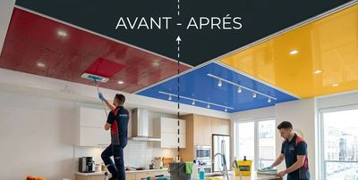Depuis 2009, nous sommes les pionniers du nettoyage de plafond tendu en France, Monaco et Belgique