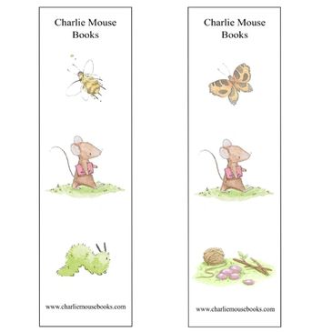 Bookmarks of illustrations of mice
Charlie Mouse Books
Children’s story books
Children’s activity sheets
Children’s wordsearches
Children’s bookmarks