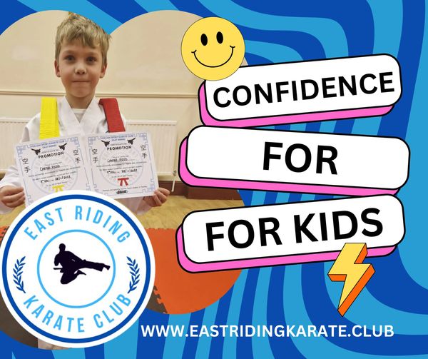 Children's karate classes in hessle are proven to boost confidence in children.