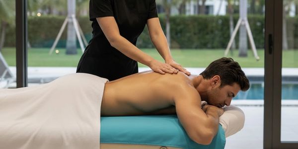 Massage to Homes with Body TLC Massage, client, therapist exclusively to your location.