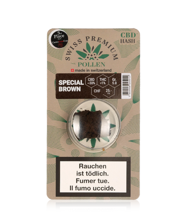 Special brown CBD hashish 