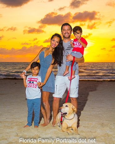 Miami Fort Lauderdale Florida family porteraits