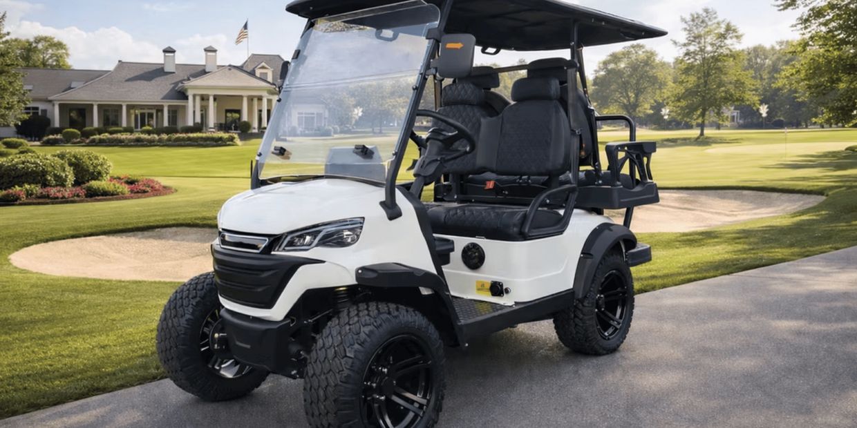 2026 Verdi Aspen S4 White Electric Golf Cart Fort Myers FL